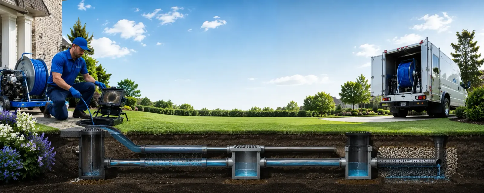 Outdoor drain cleaning information for Crab Orchard, WV